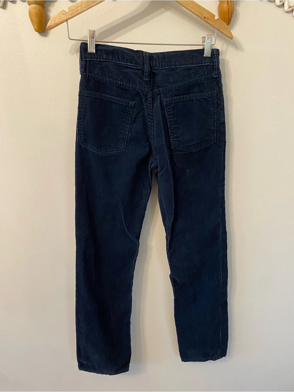 GAP Kids Boys Dark Navy 90s Original Straight Corduroy Pants - size 12/13